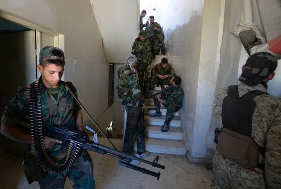 Syrian Arab Army's special operation in Douma, a Damascus suburb