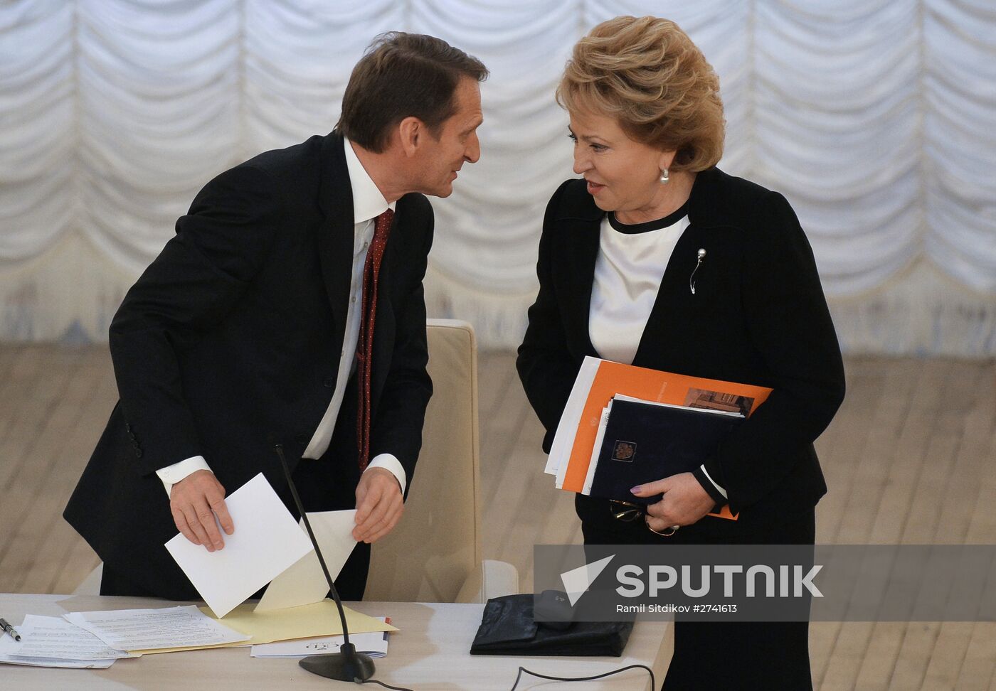 Joint meeting the the State Duma and Federation Council