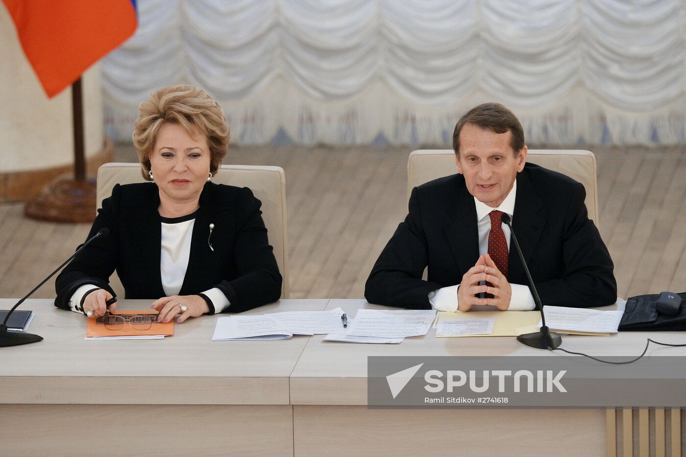 Joint meeting the the State Duma and Federation Council
