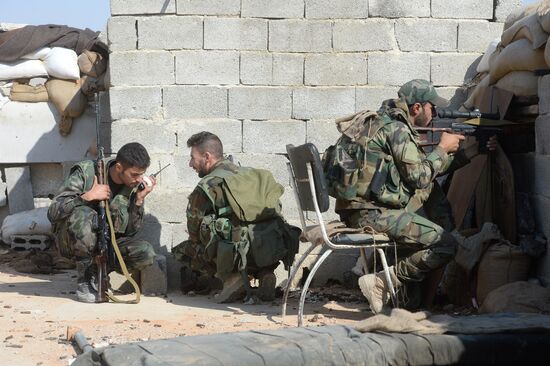 Syrian Arab Army's special operation in Douma, a Damascus suburb