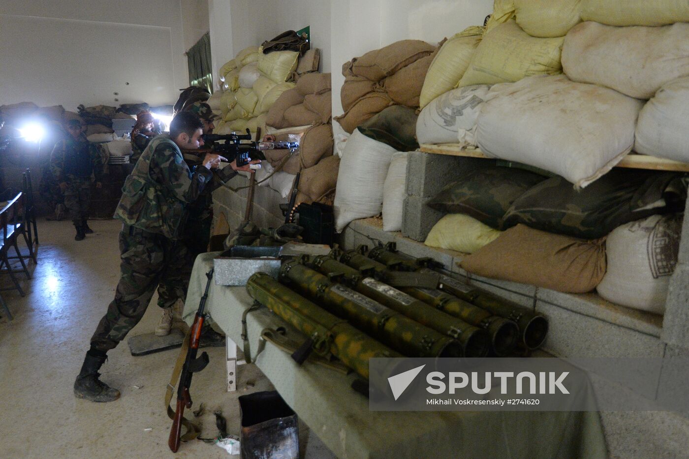 Syrian Arab Army's special operation in Douma, a Damascus suburb