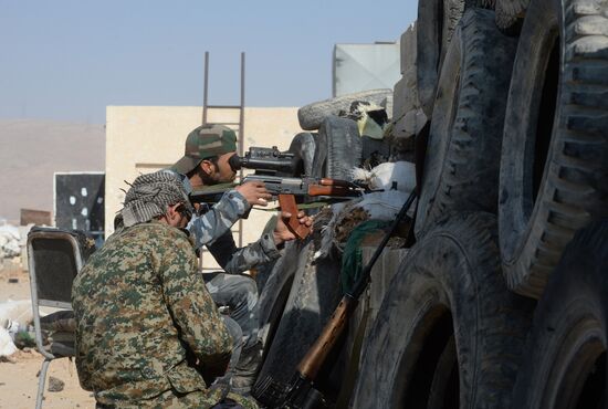 Syrian Arab Army's special operation in Douma, a Damascus suburb
