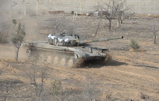 Syrian Arab Army's special operation in Douma, a Damascus suburb