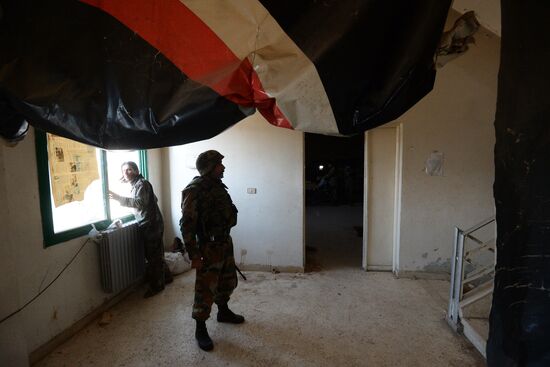 Syrian Arab Army's special operation in Douma, a Damascus suburb