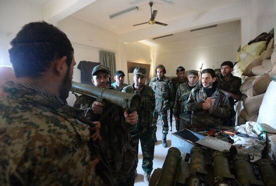 Syrian Arab Army's special operation in Douma, a Damascus suburb