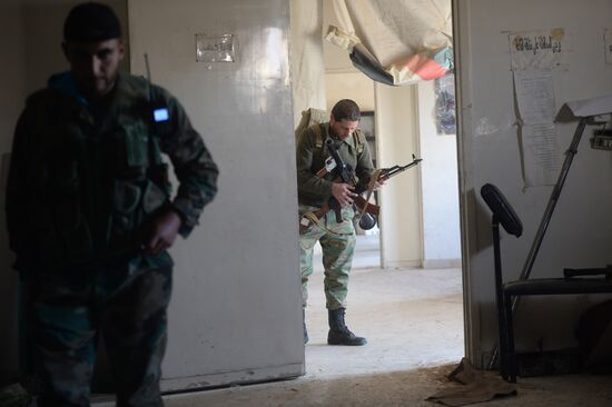 Syrian Arab Army special operation in Damsacus suburb
