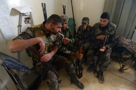 Syrian Arab Army's special operation in Douma, a Damascus suburb