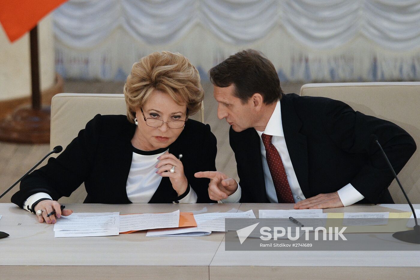 Joint meeting the the State Duma and Federation Council