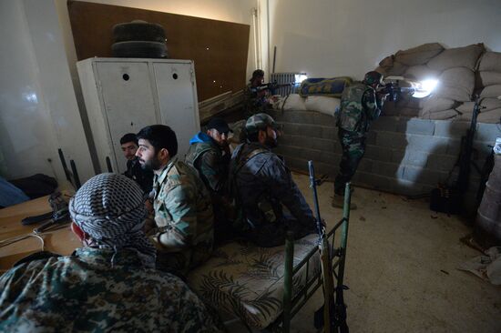 Syrian Arab Army's special operation in Douma, a Damascus suburb