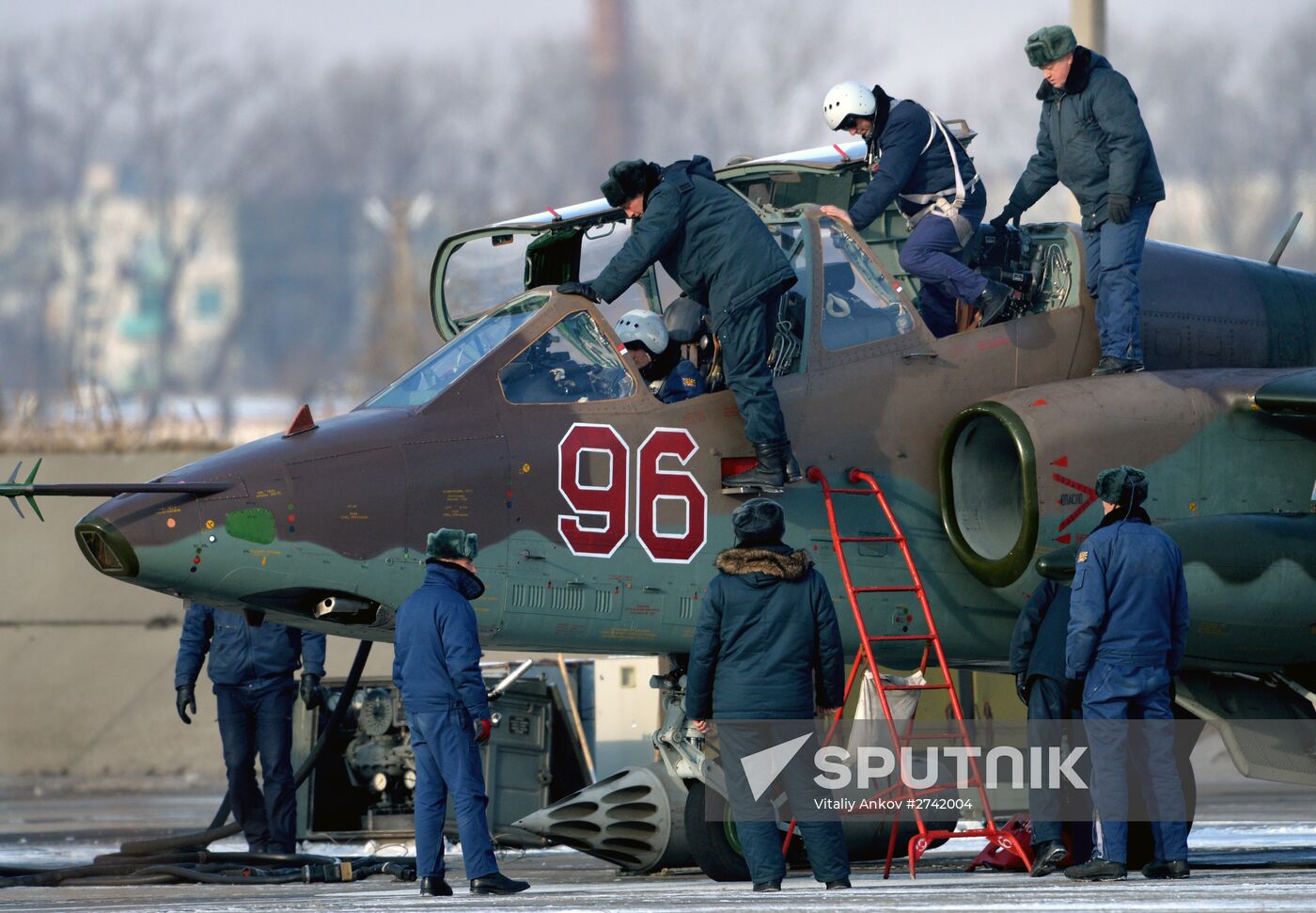 Tactical flight training at Chernigovka airfield, Primorye Territory
