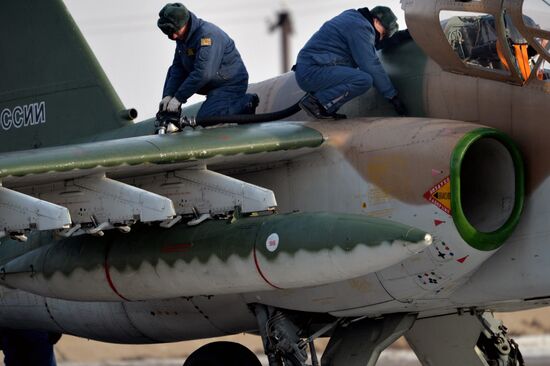 Tactical flight training at Chernigovka airfield, Primorye Territory
