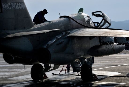 Tactical flight training at Chernigovka airfield, Primorye Territory