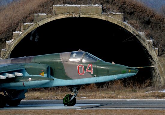 Tactical flight training at Chernigovka airfield, Primorye Territory