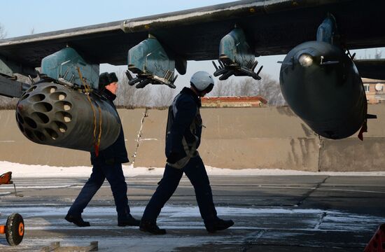 Tactical flight training at Chernigovka airfield, Primorye Territory