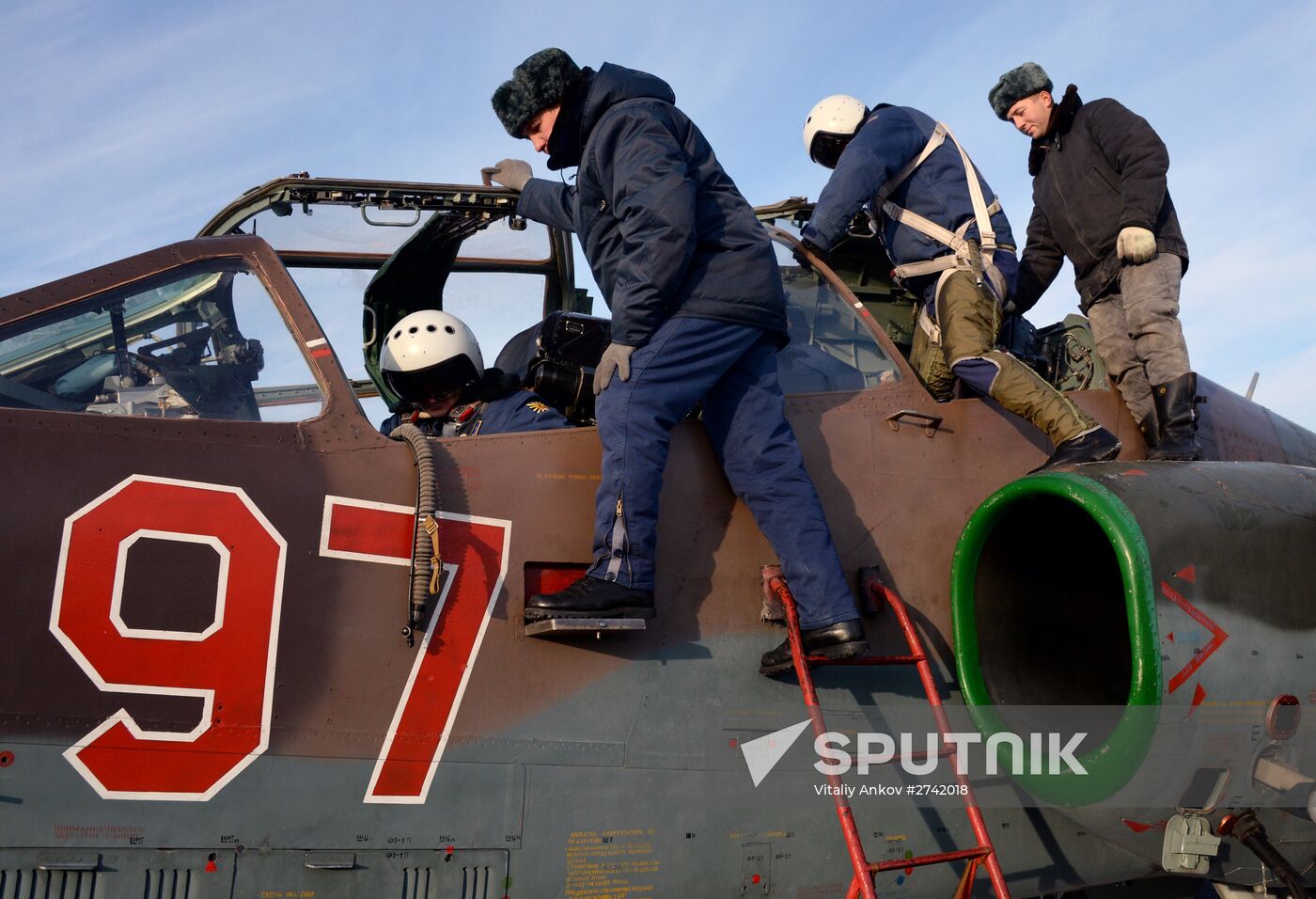 Tactical flight training at Chernigovka airfield, Primorye Territory