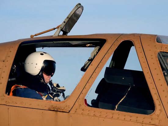Tactical flight training at Chernigovka airfield, Primorye Territory