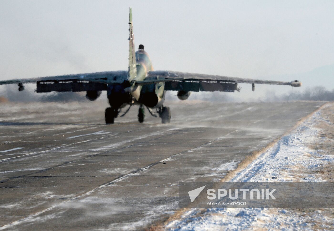 Tactical flight training at Chernigovka airfield, Primorye Territory