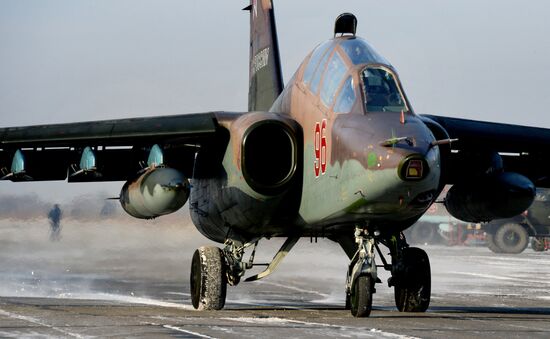Tactical flight training at Chernigovka airfield, Primorye Territory