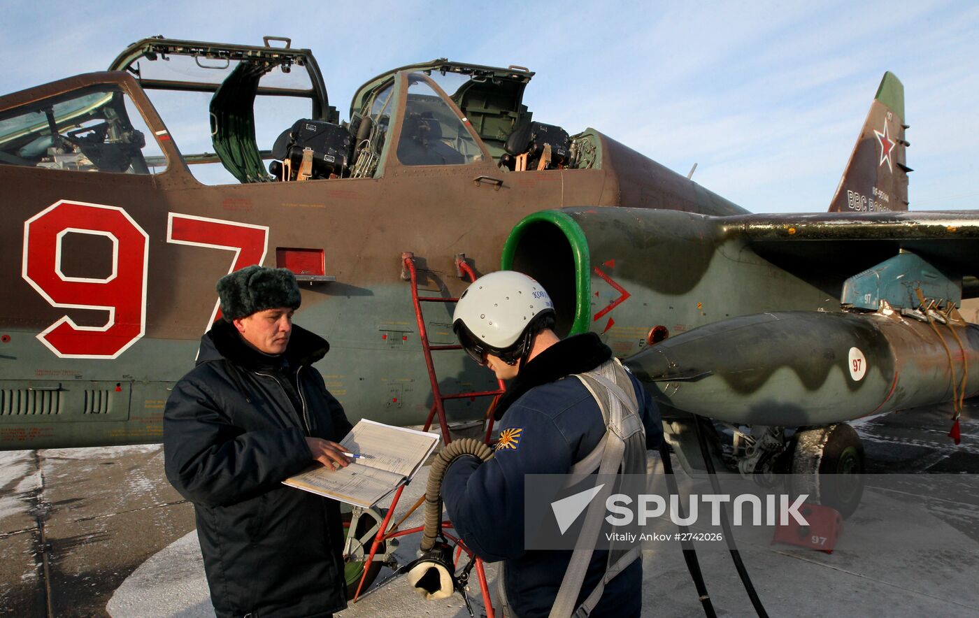 Tactical flight training at Chernigovka airfield, Primorye Territory