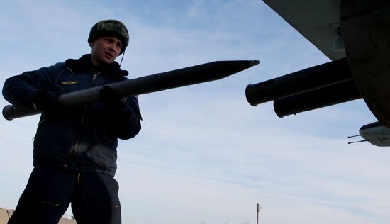 Tactical flight training at Chernigovka airfield, Primorye Territory