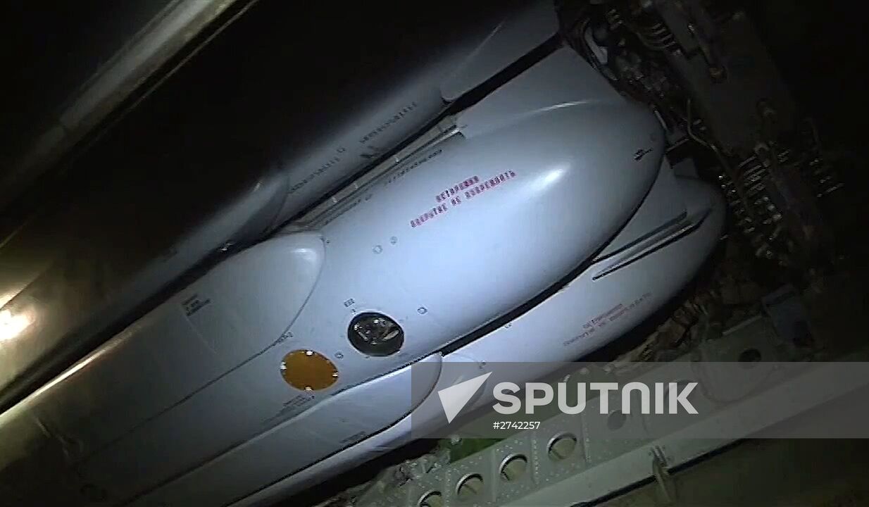 Russian Air Force's long-range aircraft hit ISIS targets in Syria