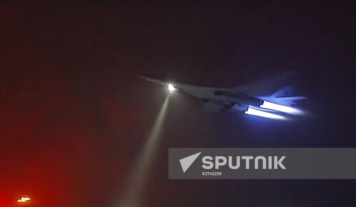 Russian Air Force's long-range aircraft hit ISIS targets in Syria