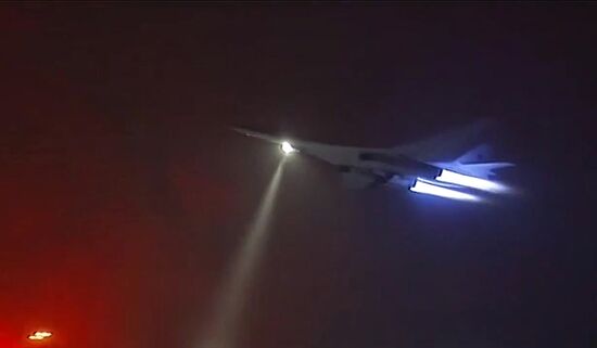 Russian Air Force's long-range aircraft hit ISIS targets in Syria