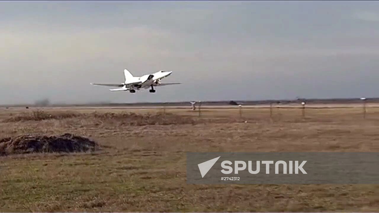 Russian Air Force's long-range aircraft hit ISIS targets in Syria