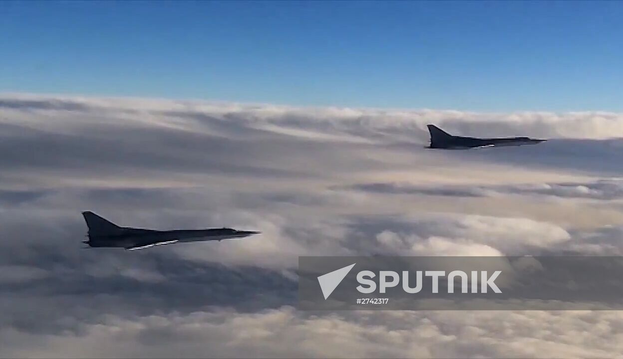 Russian Air Force's long-range aircraft hit ISIS targets in Syria