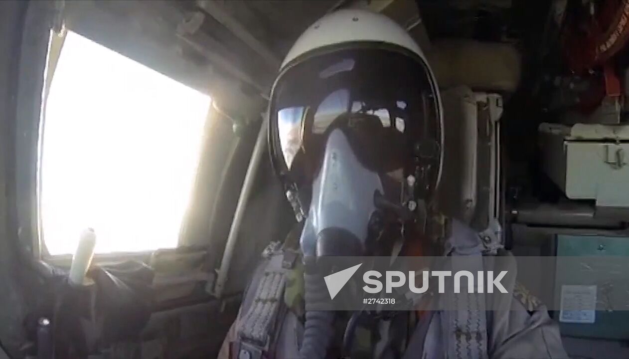 Russian Air Force's long-range aircraft hit ISIS targets in Syria