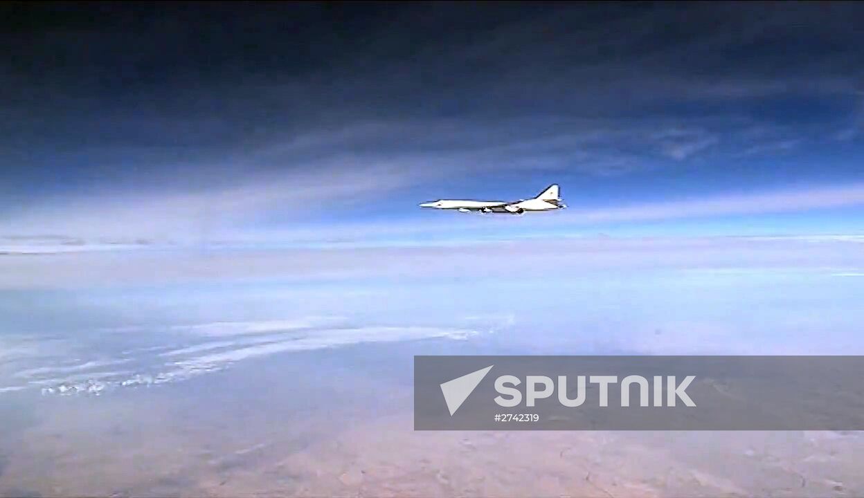 Russian Air Force's long-range aircraft hit ISIS targets in Syria