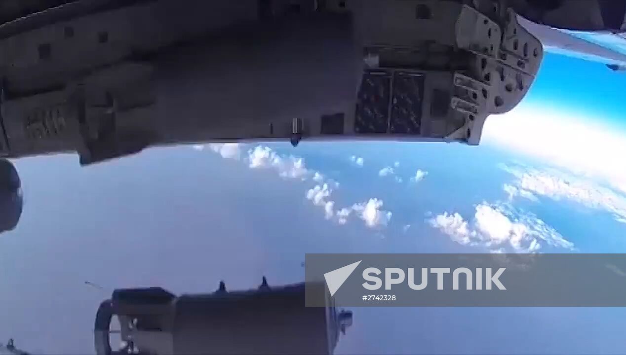 Russian Air Force's long-range aircraft hit ISIS targets in Syria