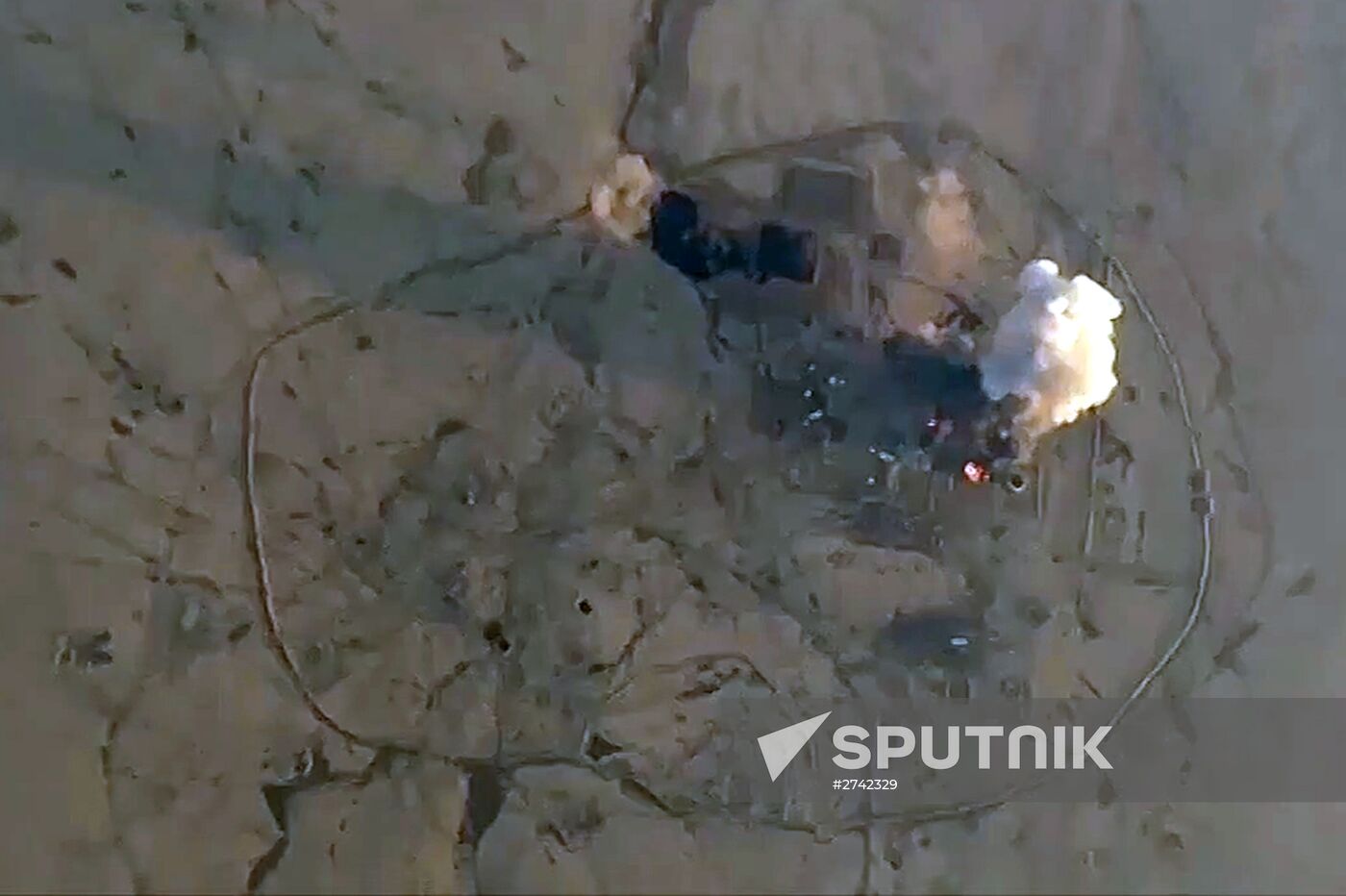 Russian Air Force's long-range aircraft hit ISIS targets in Syria