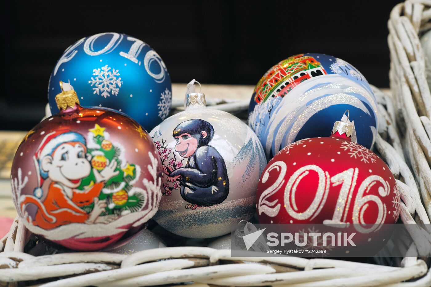Main Department Store decorated for Christmas