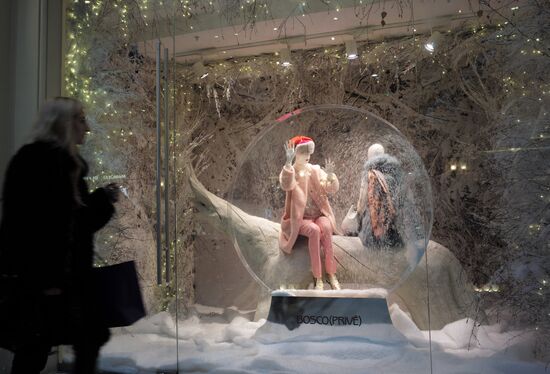 Main Department Store decorated for Christmas