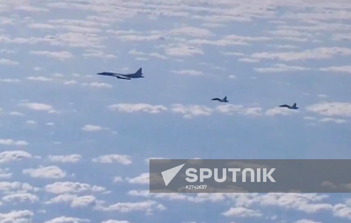 Russian Air Force's long-range aircraft hit ISIS targets in Syria
