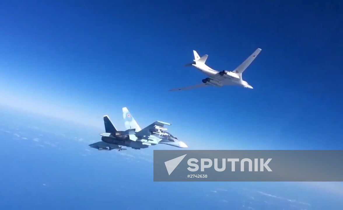 Russian Air Force's long-range aircraft hit ISIS targets in Syria