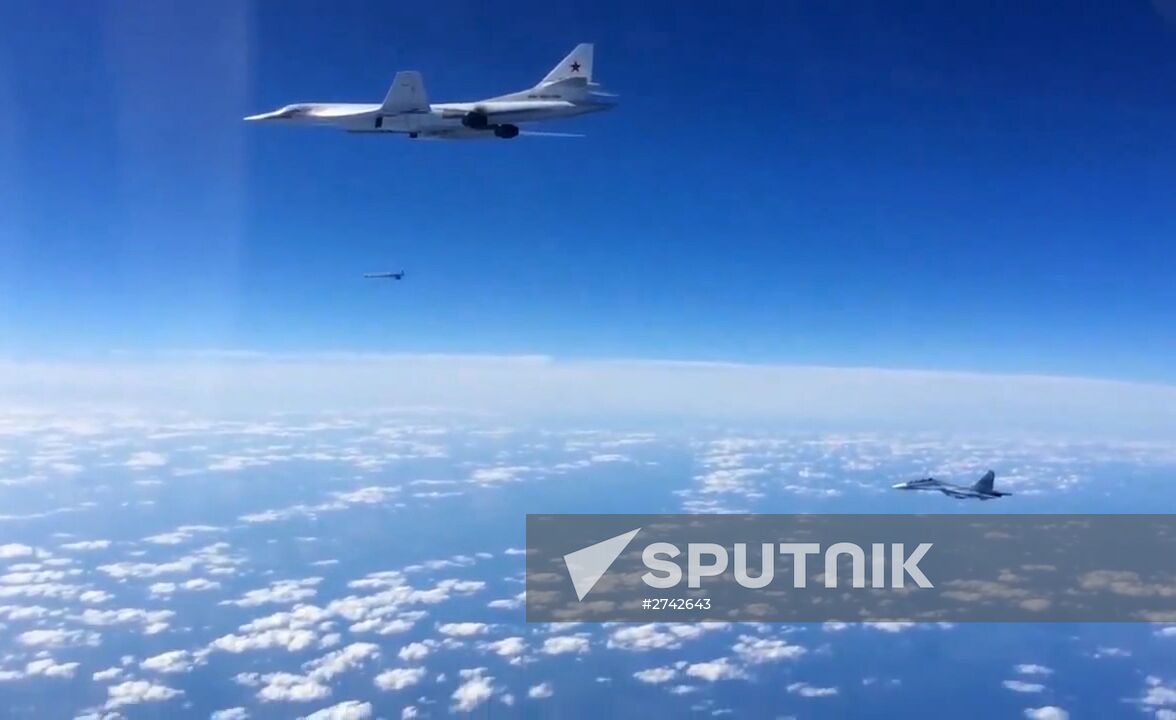Russian Air Force's long-range aircraft hit ISIS targets in Syria