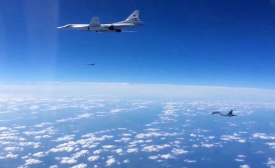 Russian Air Force's long-range aircraft hit ISIS targets in Syria