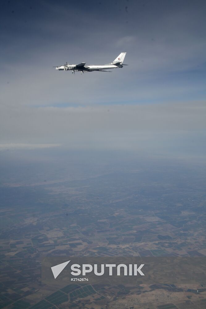 Russian Air Force's long-range aircraft hit ISIS targets in Syria