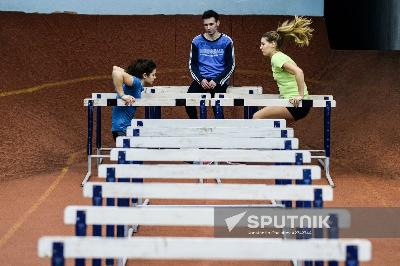 Track and field training in Veliky Novgorod