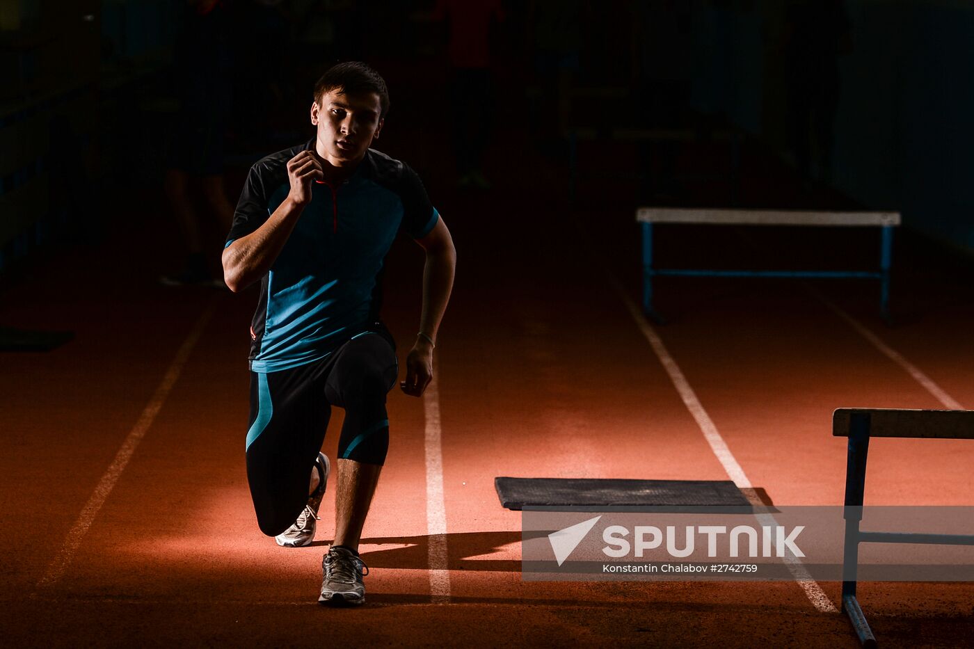 Track and field training in Veliky Novgorod