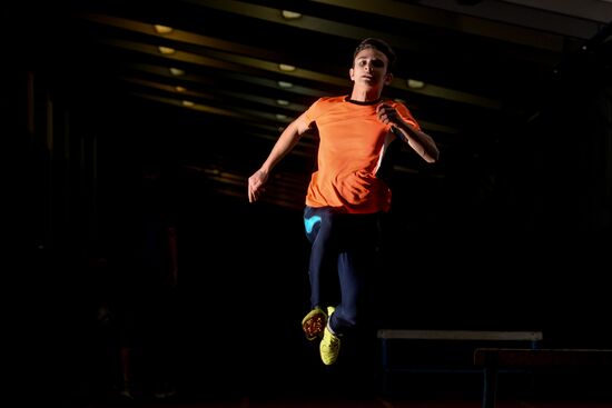 Track and field training in Veliky Novgorod