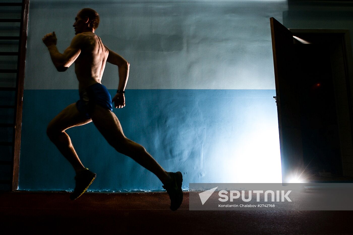 Track and field training in Veliky Novgorod