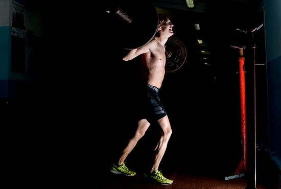 Track and field training in Veliky Novgorod