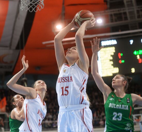 EuroBasket Women 2017 qualifier. Russia vs. Bulgaria