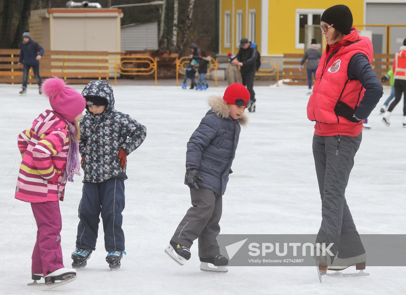 Moscow parks kick off winter season