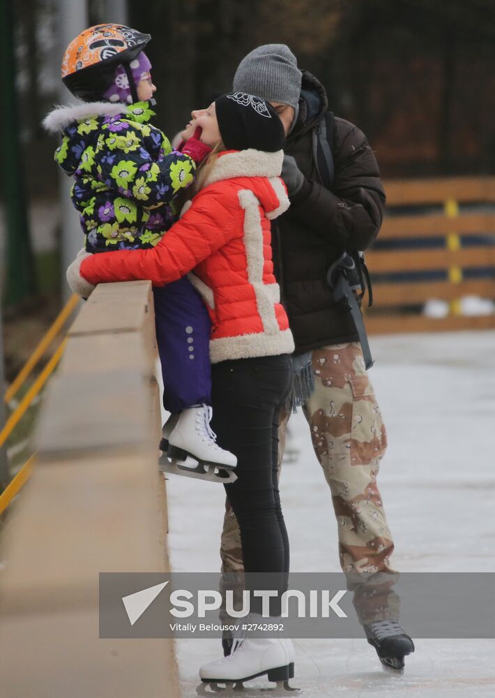 Moscow parks kick off winter season