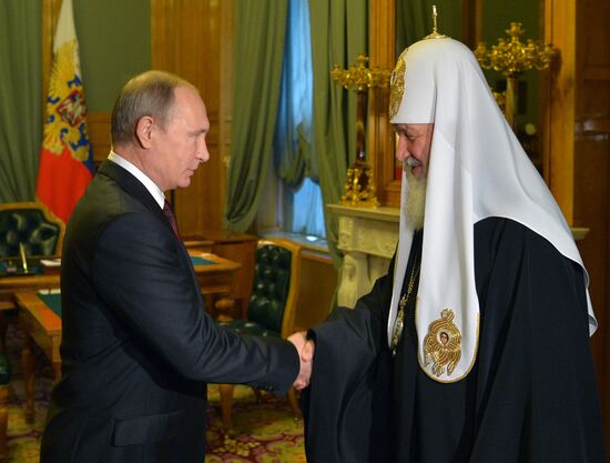 President Putin meets with Patriarch Kirill