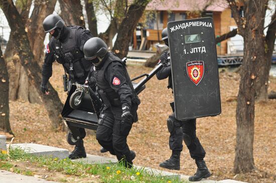 Demonstration performances of counter-terrorism units of Serbian Ministries of Interior and Defense, and special services